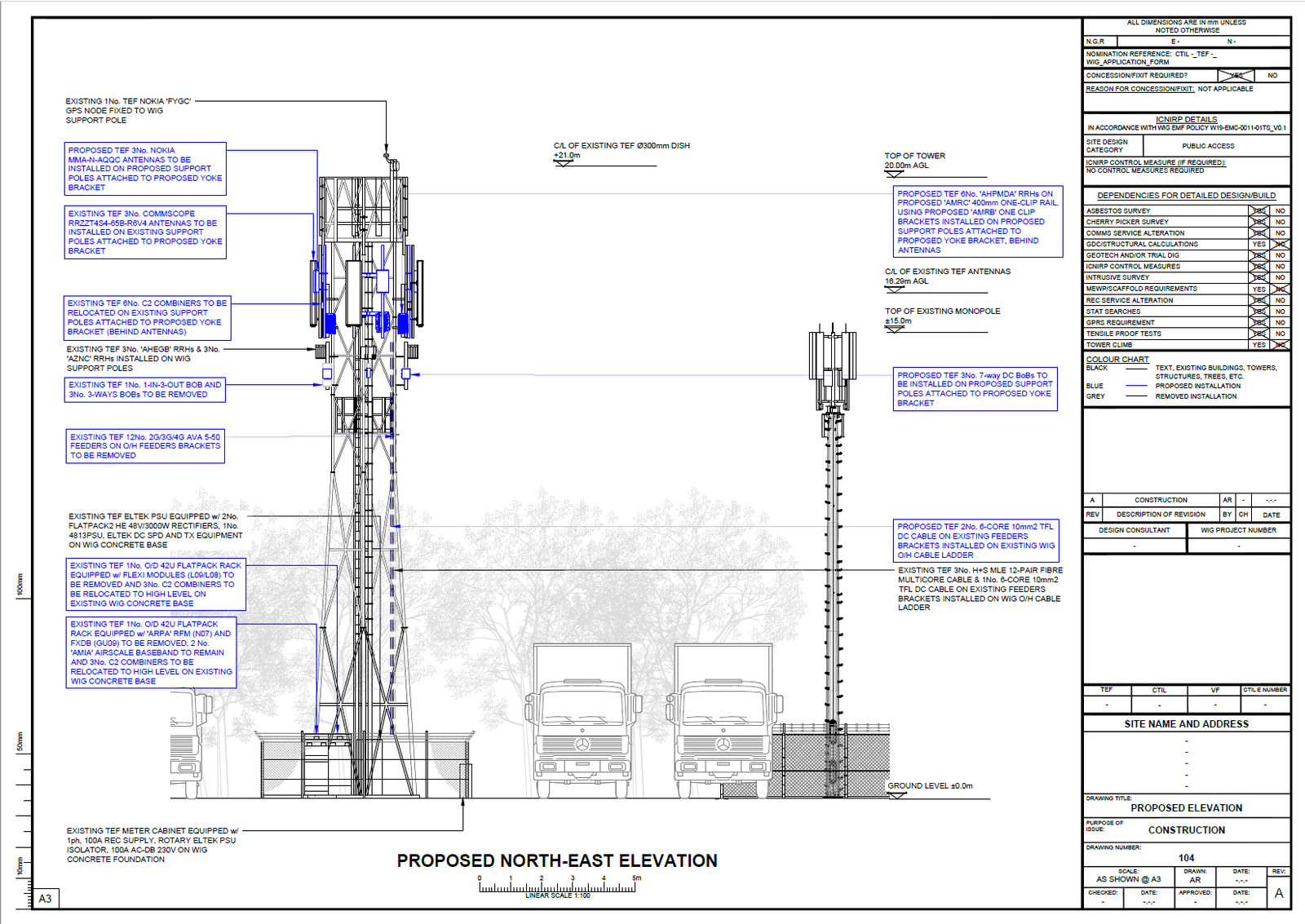 proposed north-east elevation